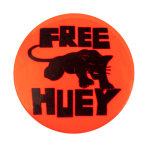 Free Huey Panther Cause Busy Beaver Button Museum