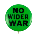 No Wider War Cause Busy Beaver Button Museum