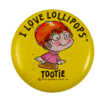 I Love Lollipops Tootie I ♥ Buttons Busy Beaver Button Museum